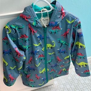 Hatley Kids Dinosaur Rain Jacket - Size 8